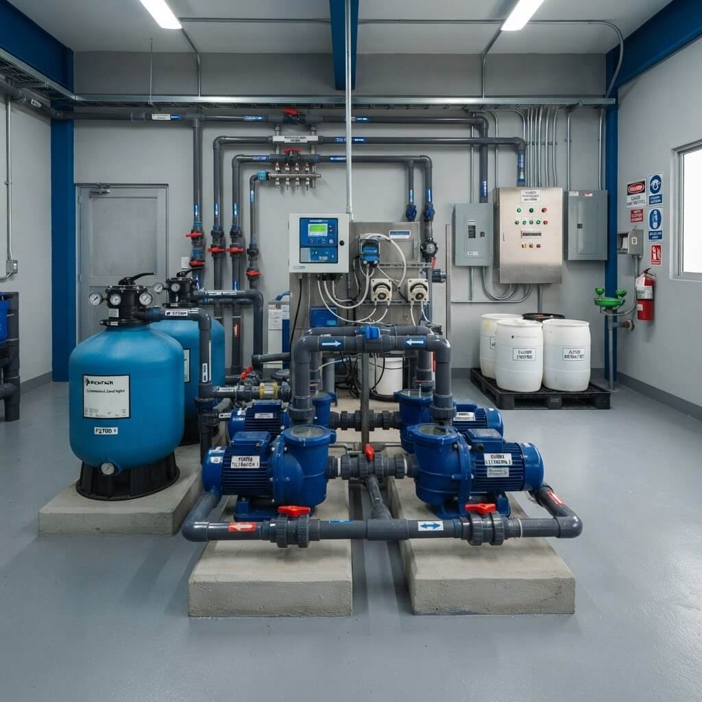 Soporte técnico para equipos de alberca